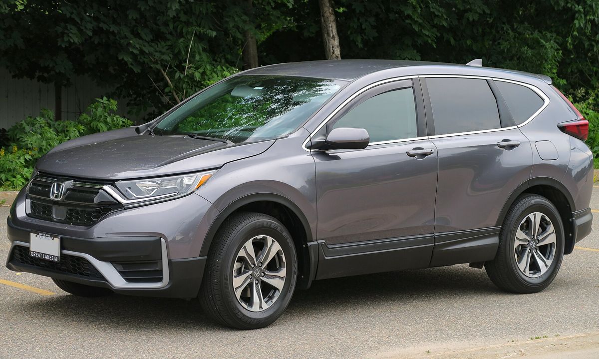 Grey Honda CR-V SUV